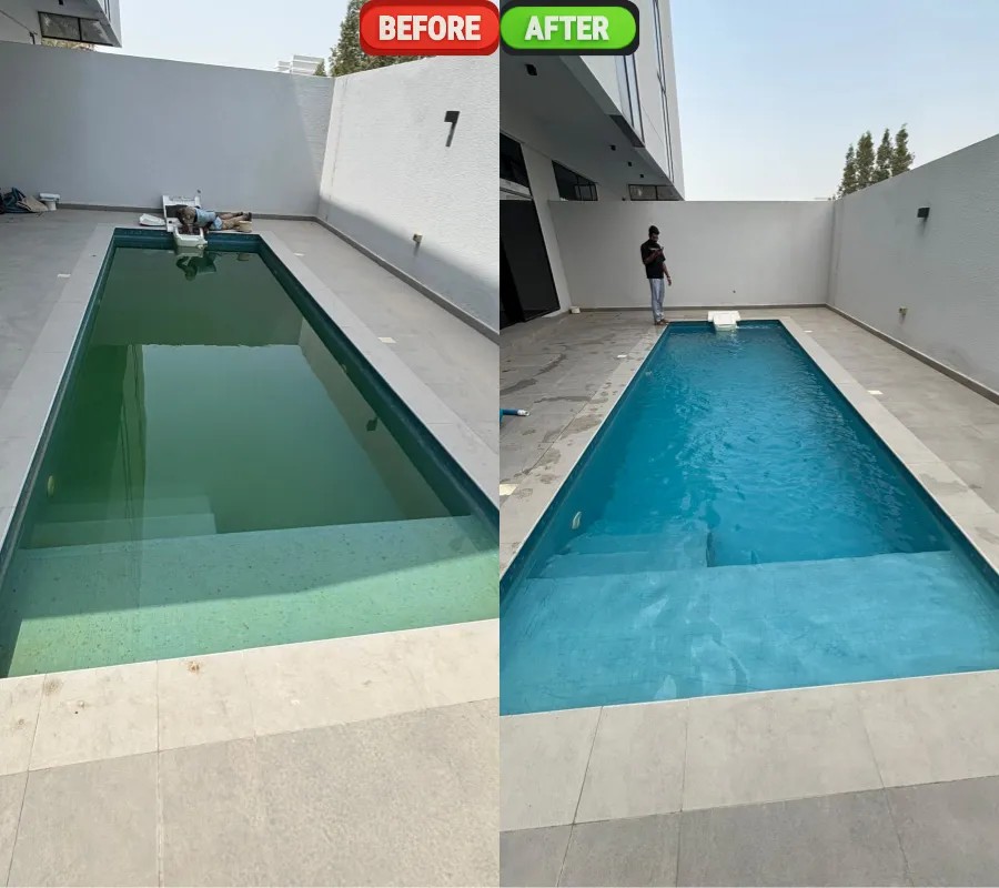 swimming pool cleaning by AlTareeq Before and After (4)