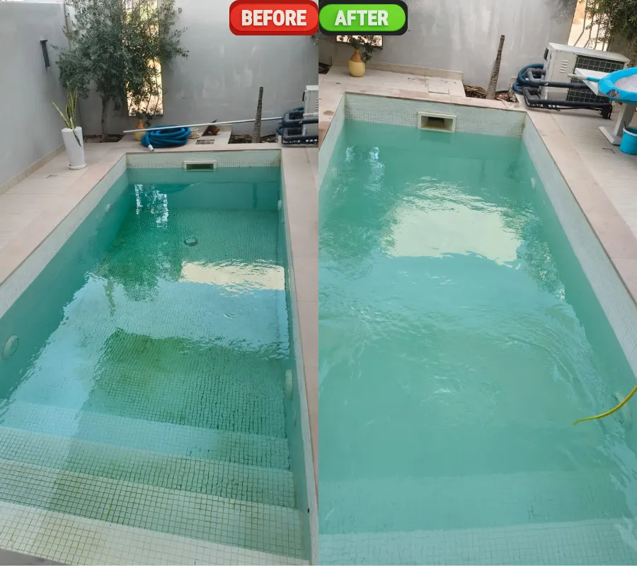 swimming pool cleaning by AlTareeq Before and After (5)